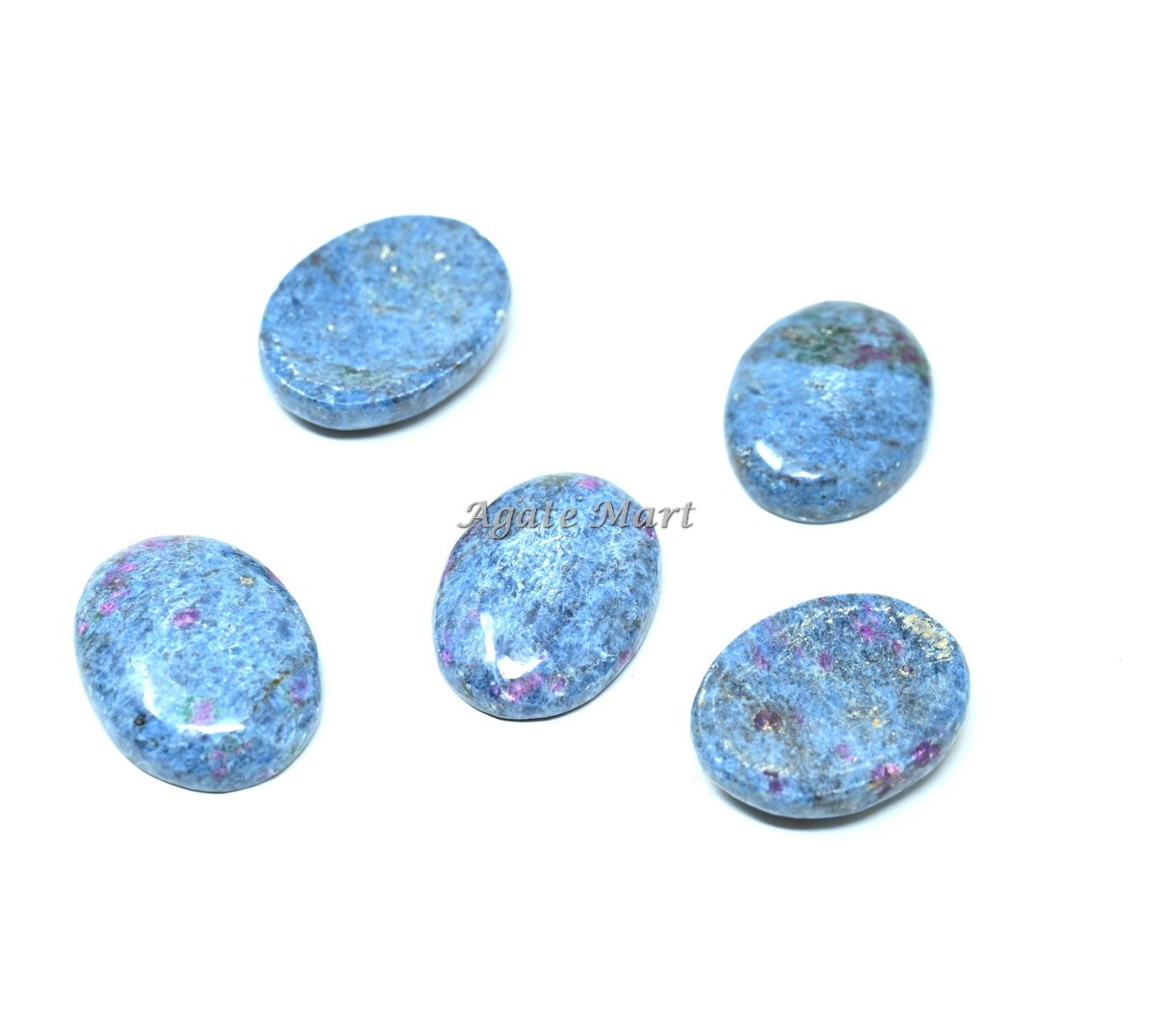 Ruby Kyanite Worry Stones