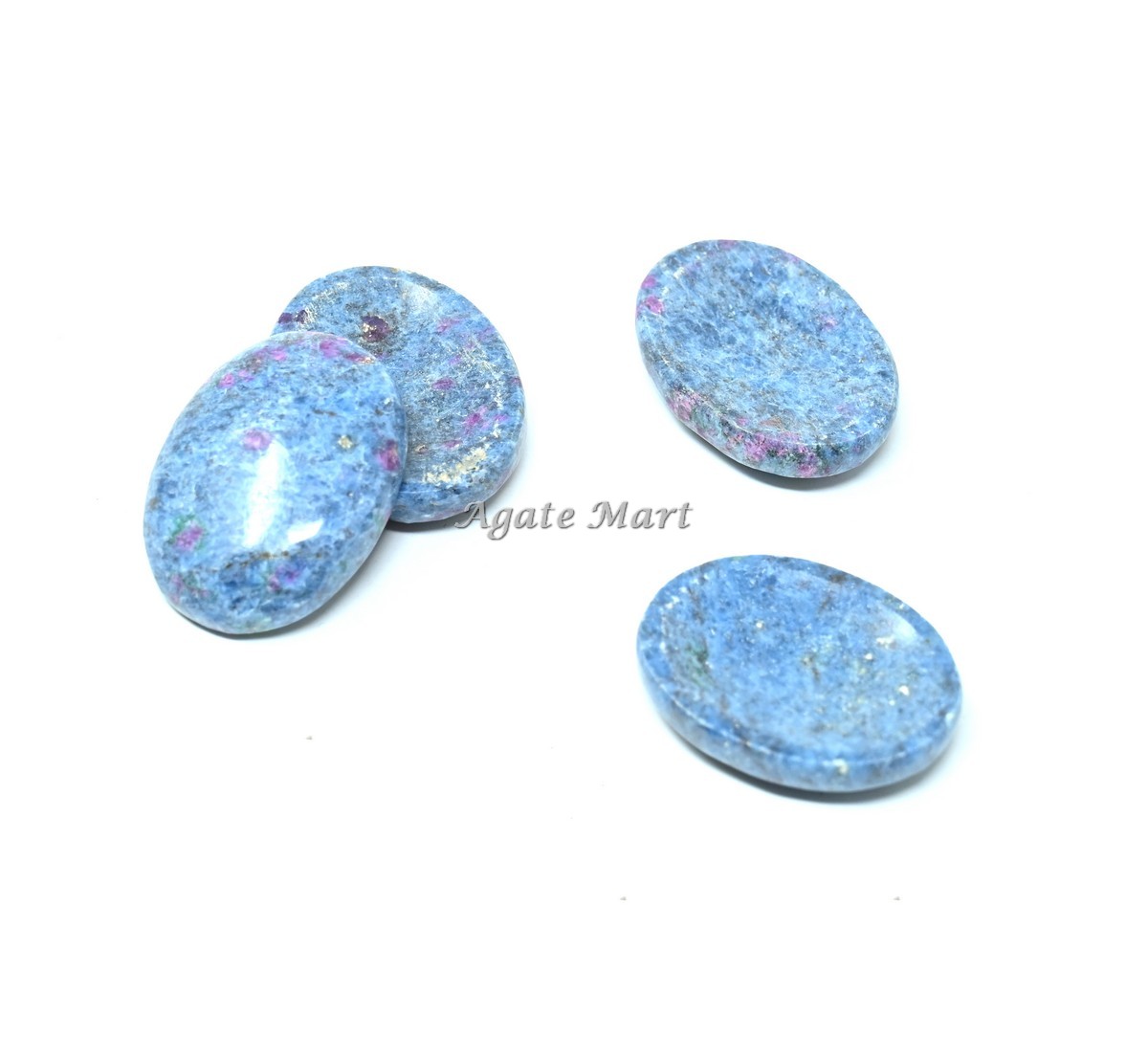 Ruby Kyanite Worry Stones