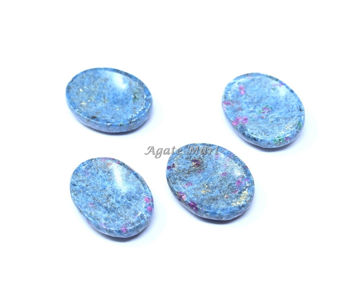 Ruby Kyanite Worry Stones