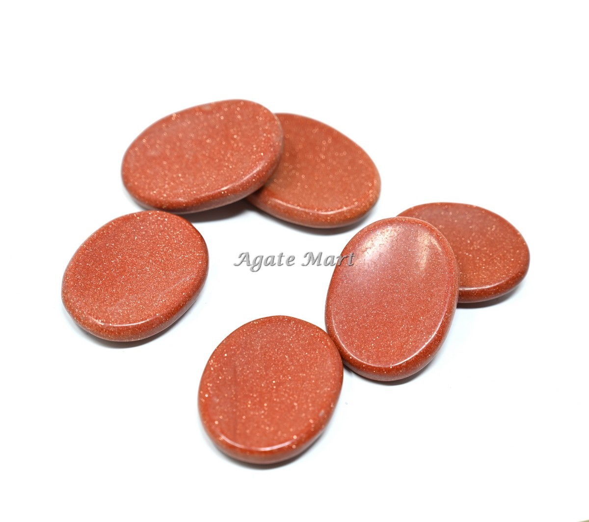 Goldstone Worry Stones