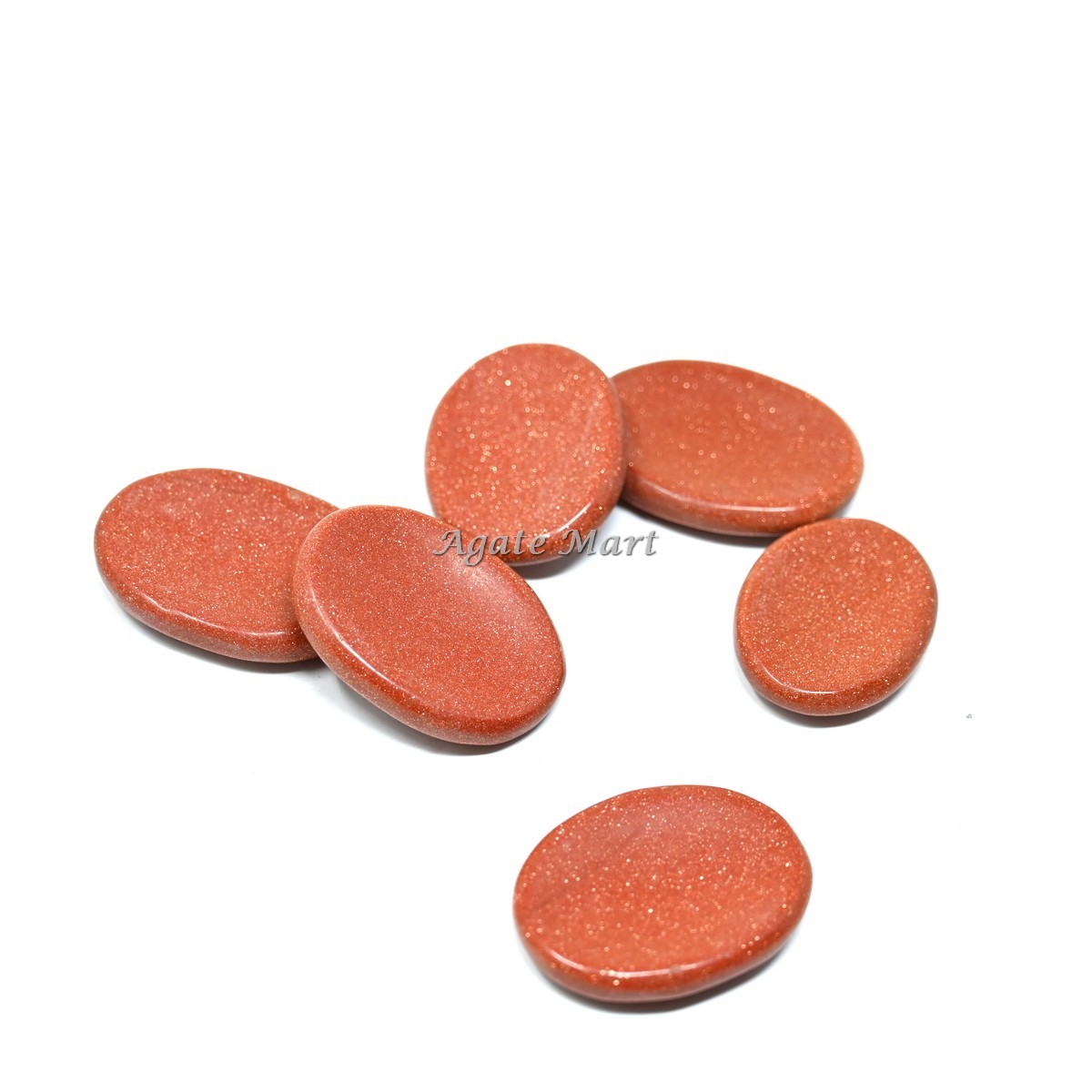Goldstone Worry Stones