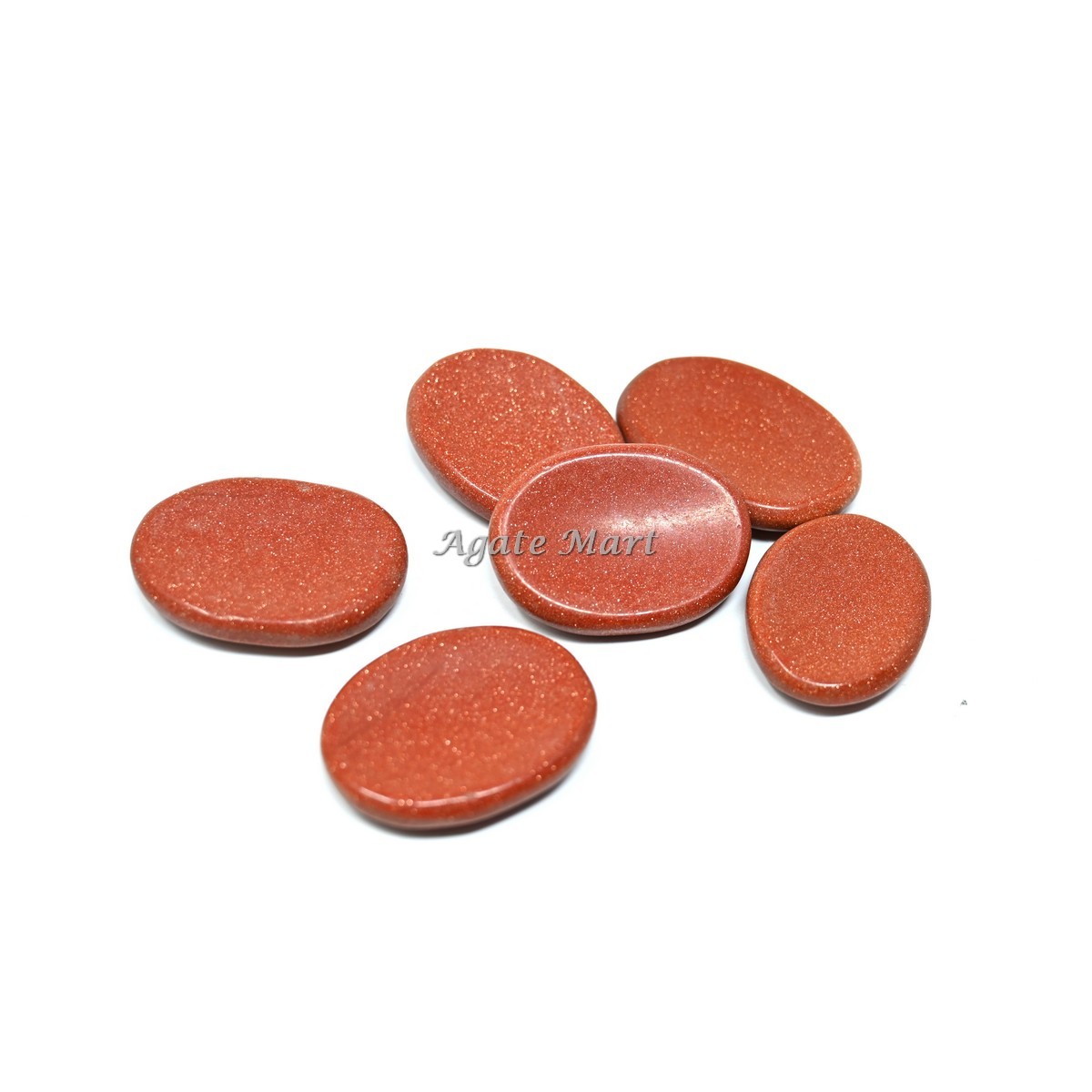 Goldstone Worry Stones