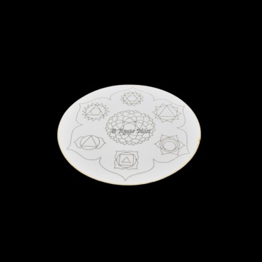 Engraved Chakra Symbol MDF Grid