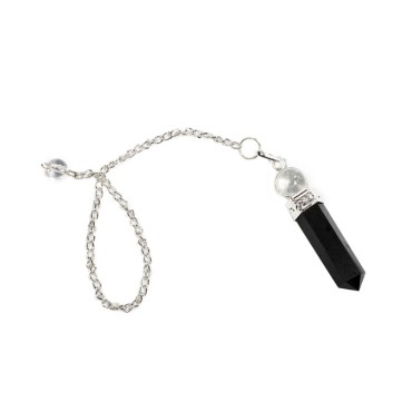 Black Agate 2Pcs Pendulum