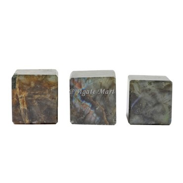 Labrodrite Crystal Cube