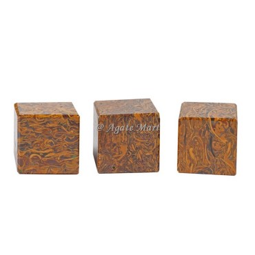 Calligraphy Stone Crystal Cube