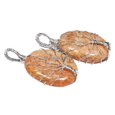 Tree Of Life Sunstone Pendant