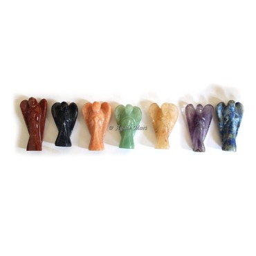 Mix Assorted Crystals Stone Angel