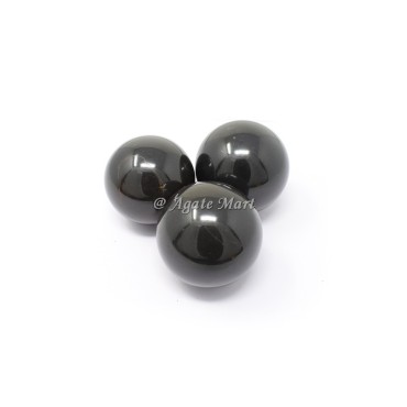 Black Agate Crystals Sphere
