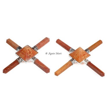 Peach Aventurine Usai Reiki Crystals Energy Generator