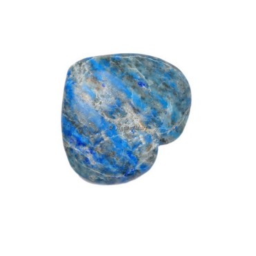 Lapis Lazuli Puffy Heart