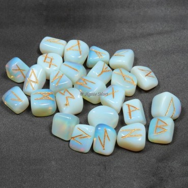 Opalite Rune Set