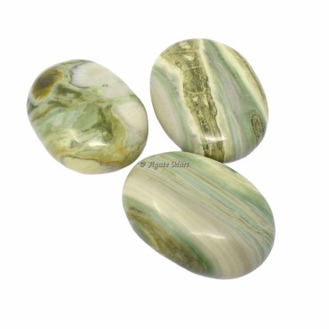 Serpentine Palm Stone