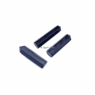 Black Sunstone Faceted Pencil