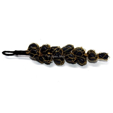 Healing Crystals Black Agate Wall Hanging