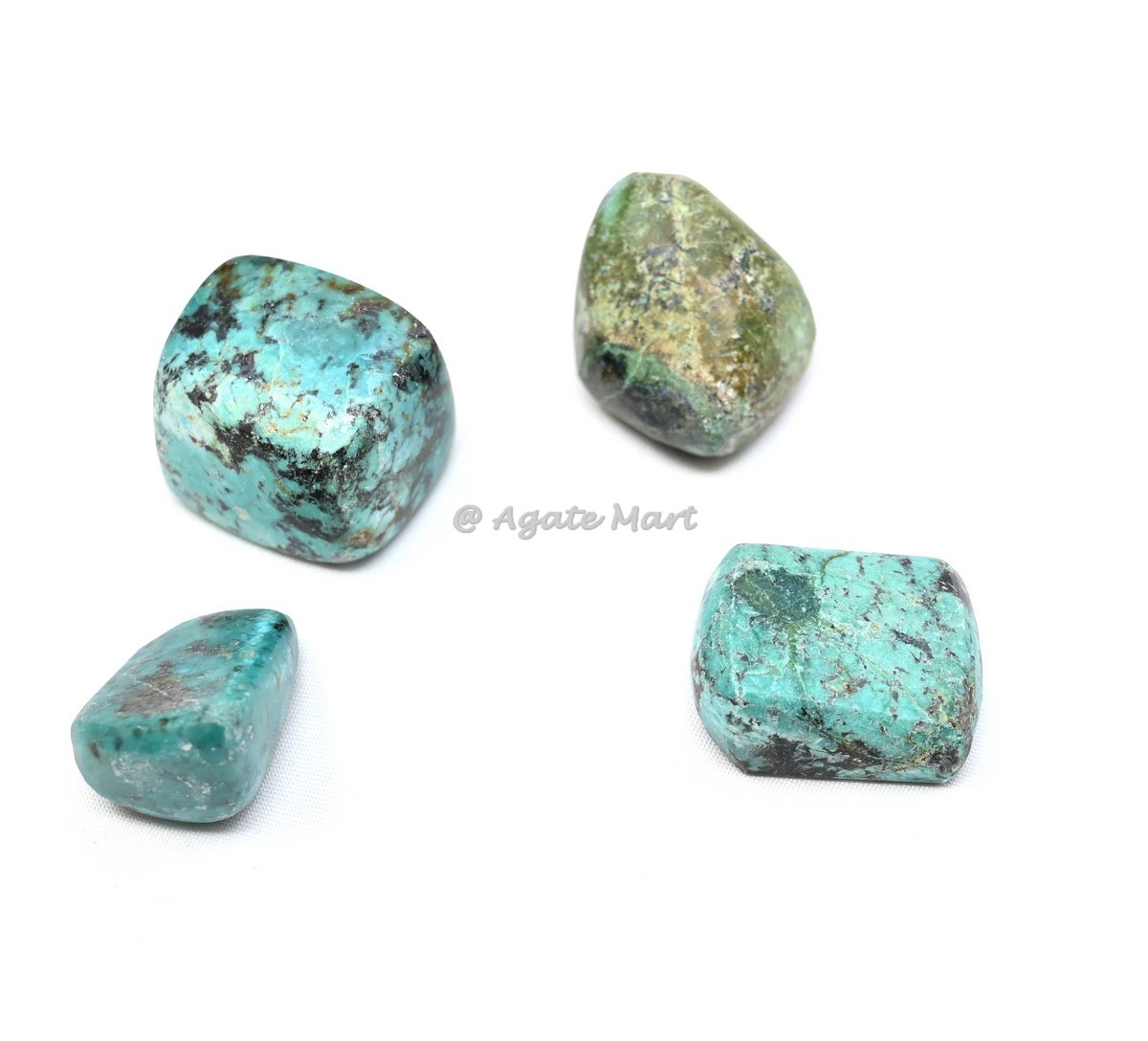African Turquoise Tumbled Stones